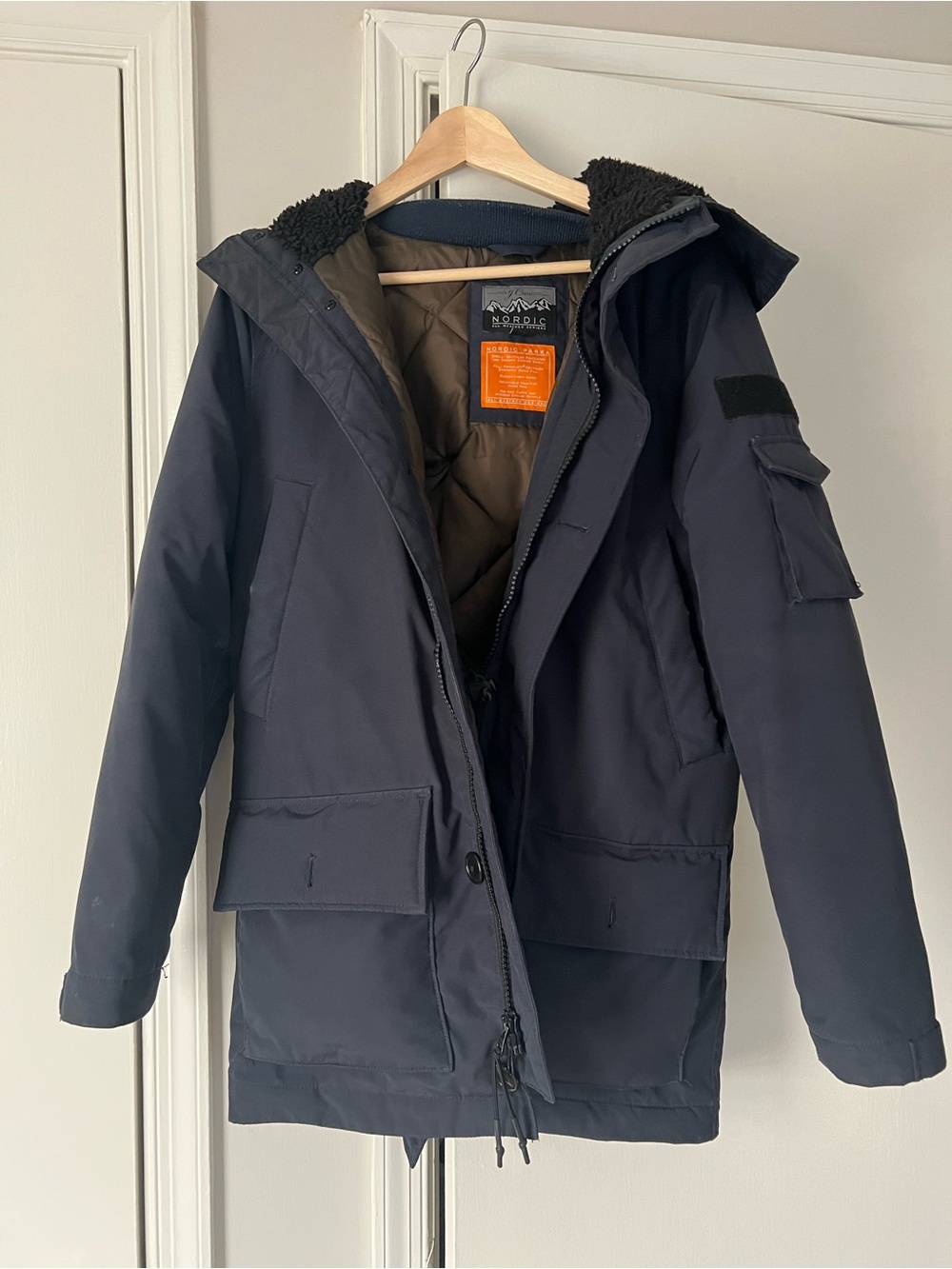 J. Crew Men's Navy Nordic Parka